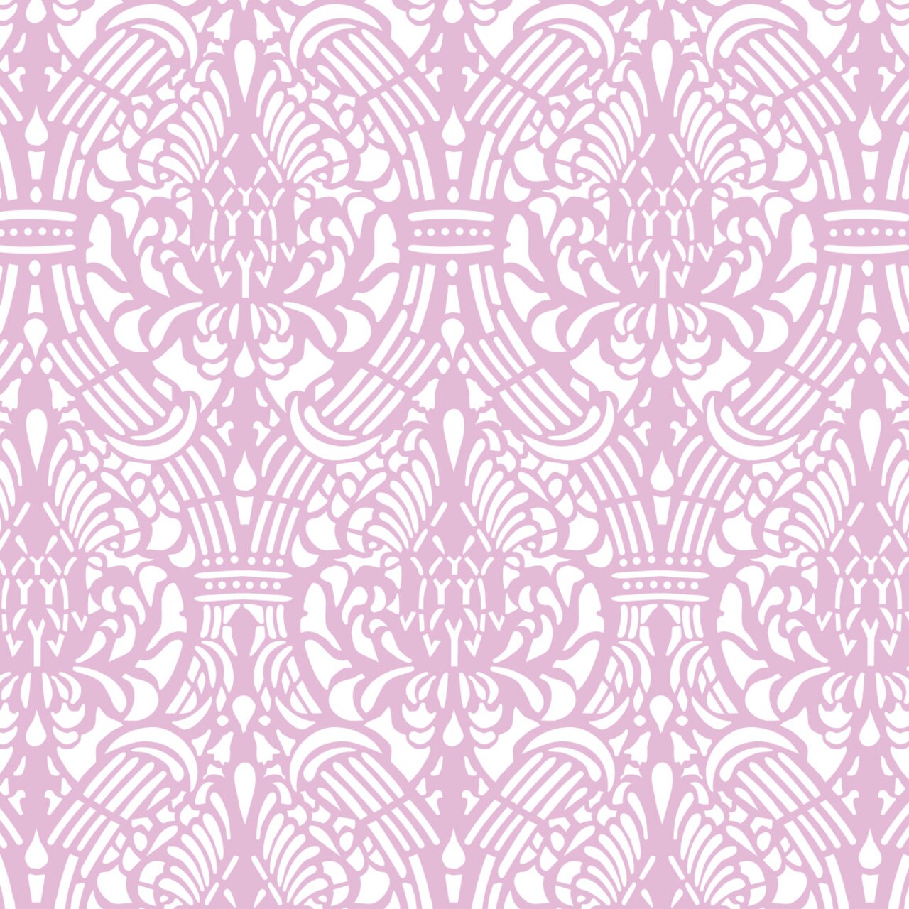 Overall Persian Textile Wall Stencil | 3616 by Designer Stencils | Pattern Stencils | Reusable Stencils for Painting | Safe & Reusable Template for Wall Decor | Try This Stencil Instead of a Wallpaper | Easy to Use & Clean Art Stencil Pattern